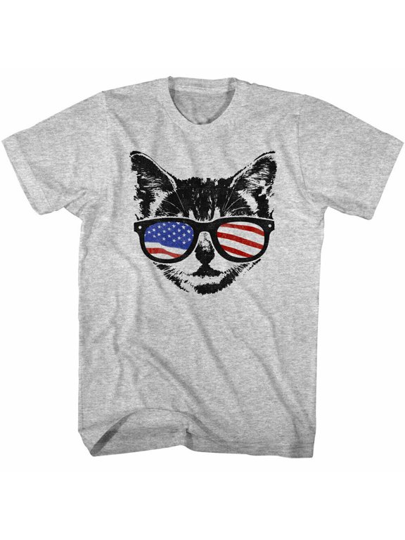 Patriot Cat Men's T Shirt
