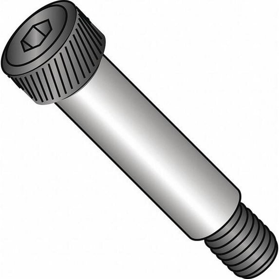 American Sockets Socket Shoulder Plain,5/8X3 1/4,PK25 6252SS