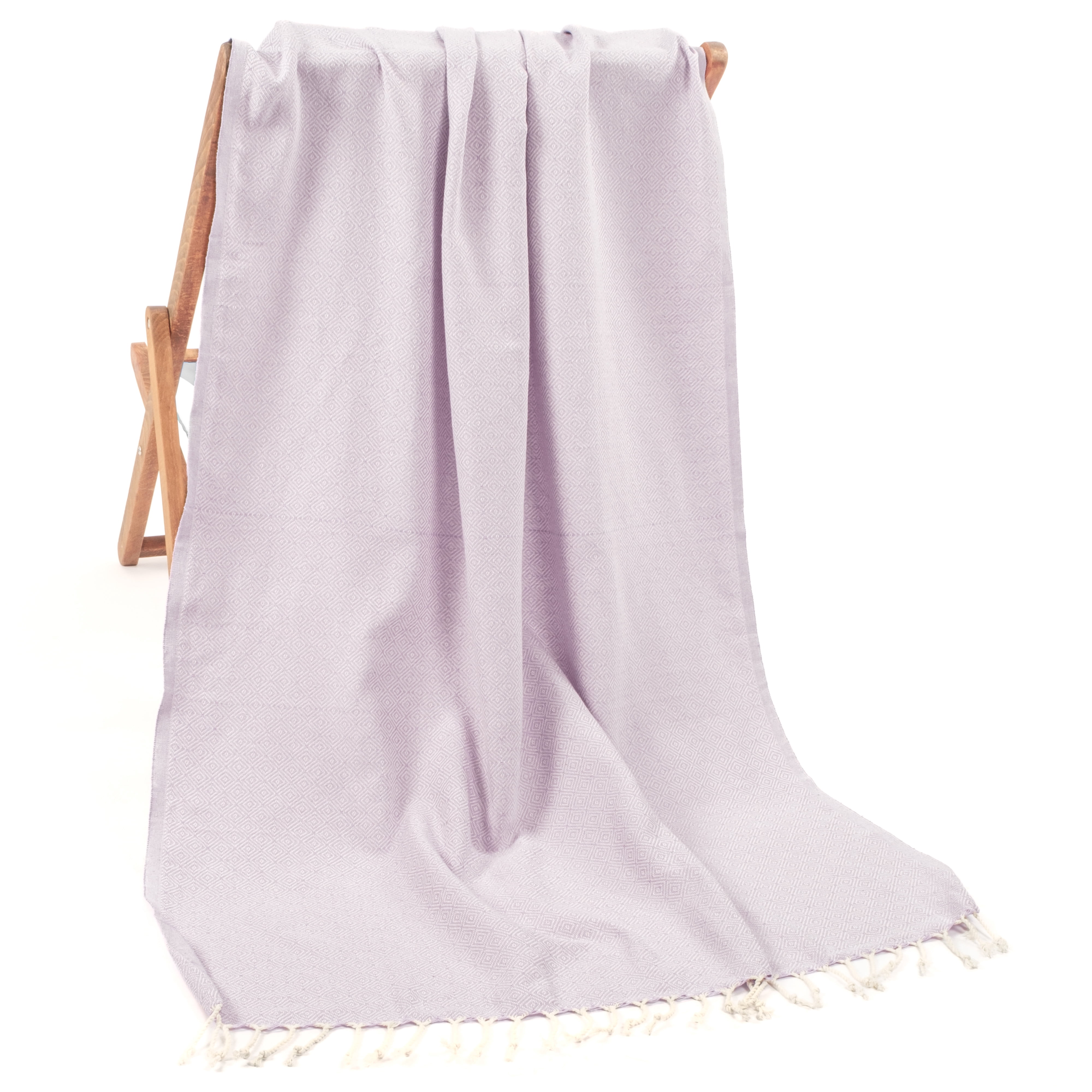 American Soft Linen 4-Pack Turkish Peshtemal Towels - 100% Cotton, 35x60 Inches, Quick Dry Beach & Pool Towels