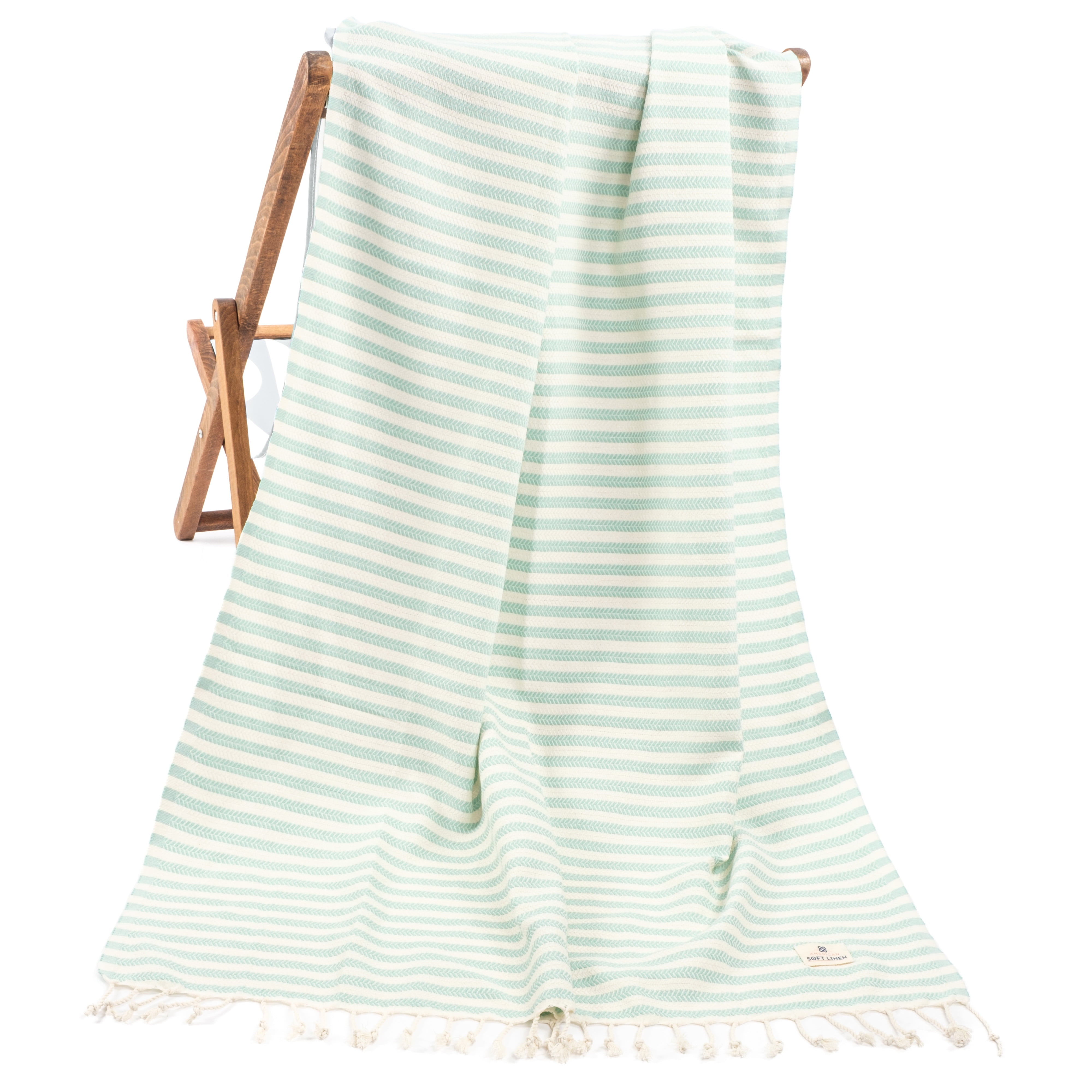 American Soft Linen, 100% Cotton Turkish Peshtemal Beach Pool Towels ...