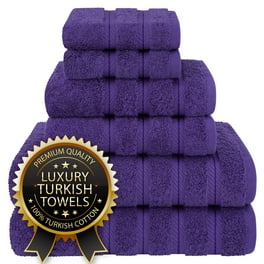 Homes Perception Luxury 8 Pack Towel Set | 100% Cotton Towel | 600 GSM 2  Bath Towels, 2 Hand Towels 4 Washcloths Perfect Bathroom Towels Set, Highly