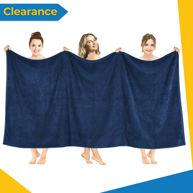 Bath Sheets 40X80 Clearance, 100% Cotton Extra Large Bath Towel