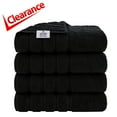 thumbnail image 1 of American Soft Linen Black Bath Towel Set 100% Turkish Cotton Towels for Bathroom 4 Piece, 1 of 7