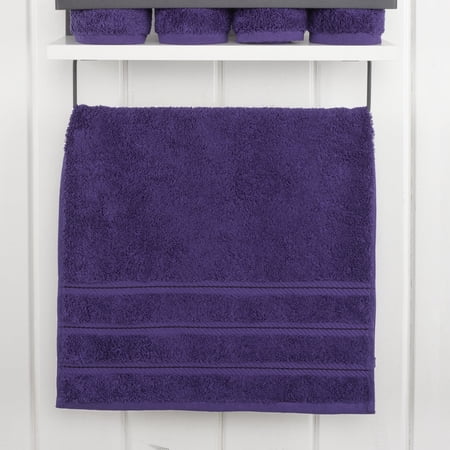 American Soft Linen Hand Towel 100% Cotton 1 Piece Luxury Hand Towel, Purple