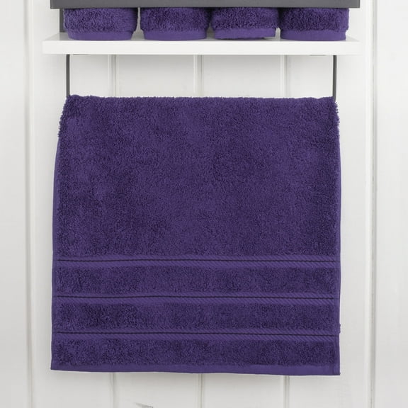 American Soft Linen Hand Towel 100% Cotton 1 Piece Luxury Hand Towel, Purple