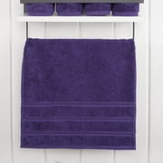 American Soft Linen Hand Towel 100% Cotton 1 Piece Luxury Hand Towel, Purple