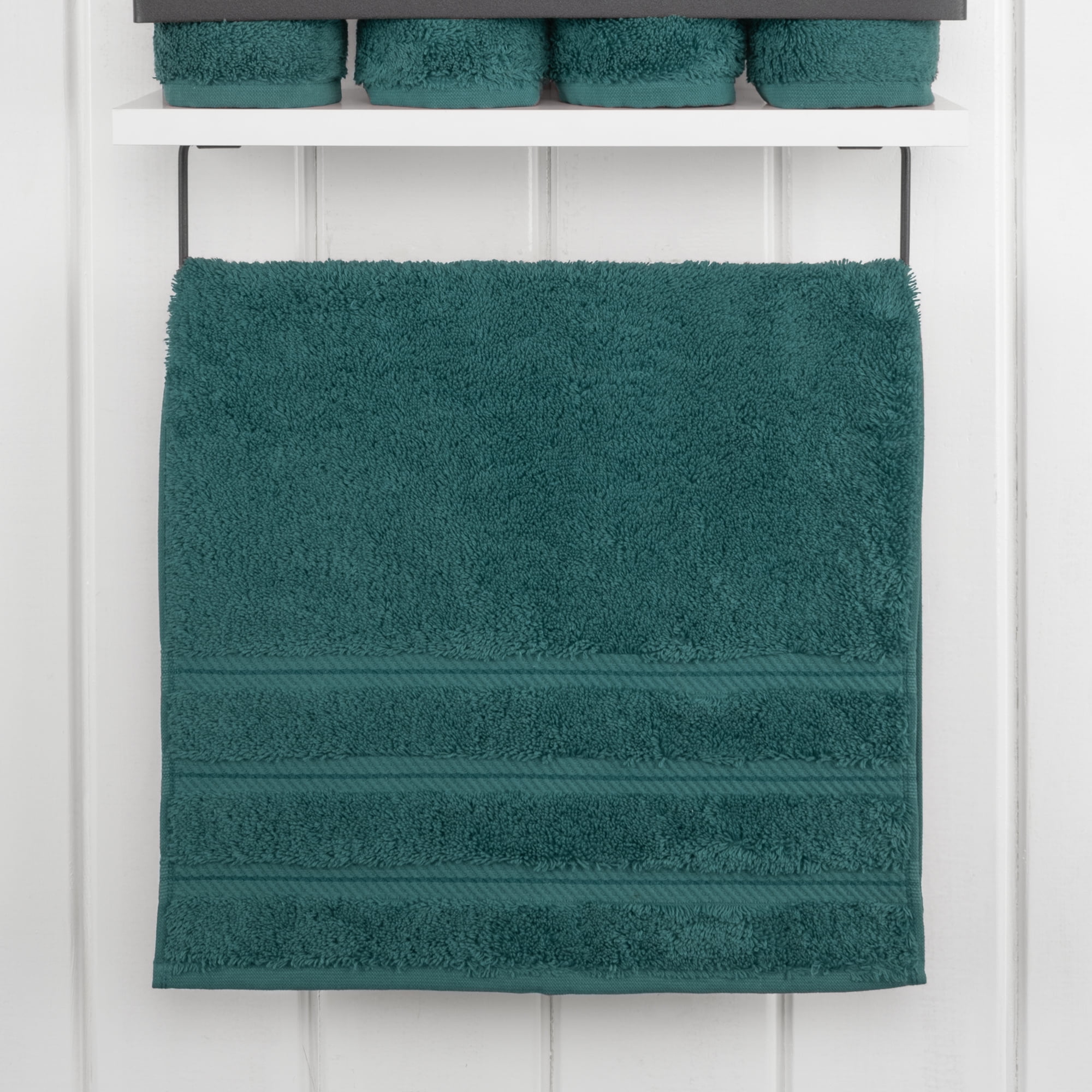 American Soft Linen Hand Towel 100% Cotton 1 Piece Luxury Hand Towel, Teal