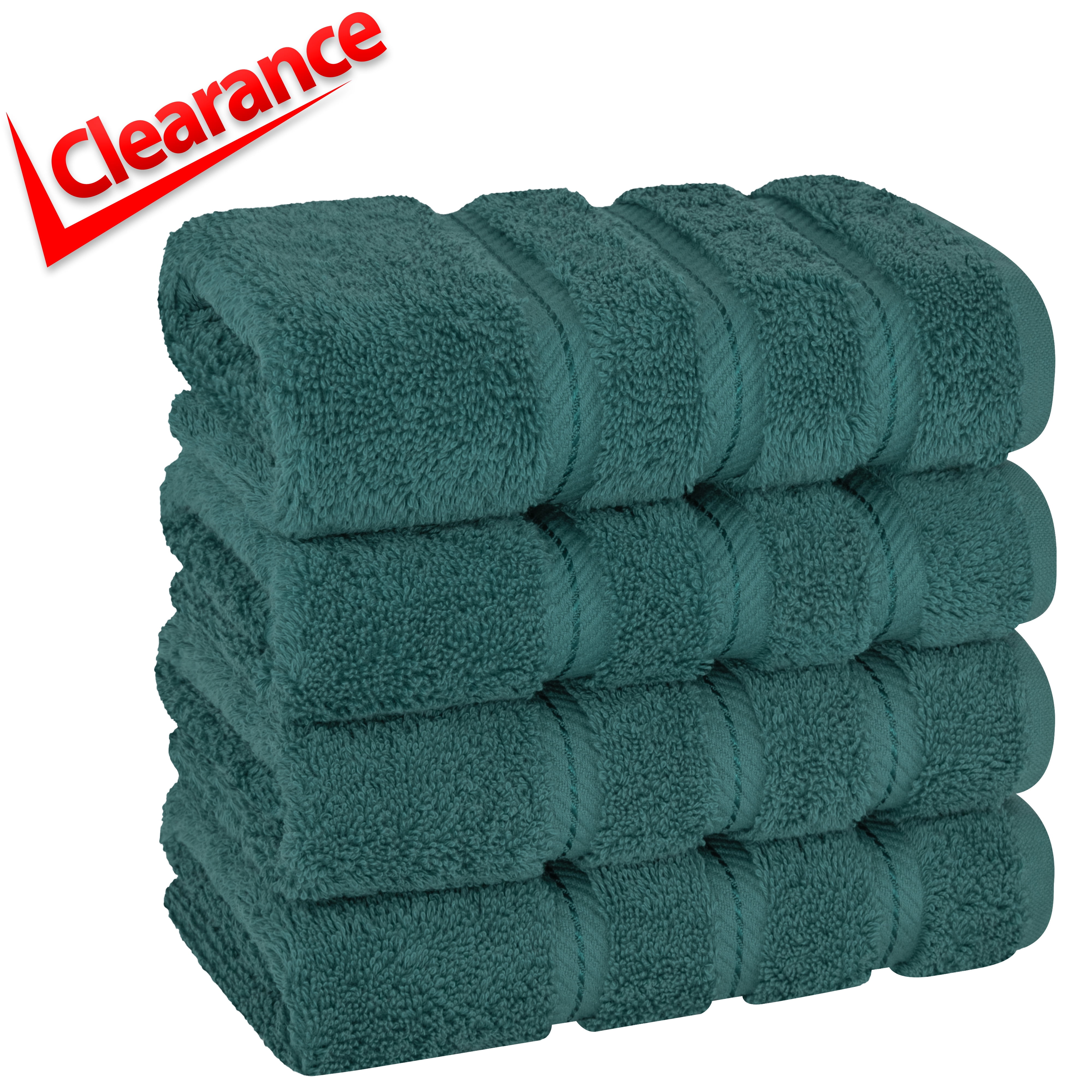 Utopia Towels Premium 8 Piece Towel Set (Sage Green); 2 Bath Towels, 2 Hand Towels and 4 Washc
