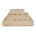 thumbnail image 1 of American Soft Linen Luxury 3 Piece Towel Set, 100% Cotton Turkish Towels for Bathroom, Sand Taupe, 1 of 6