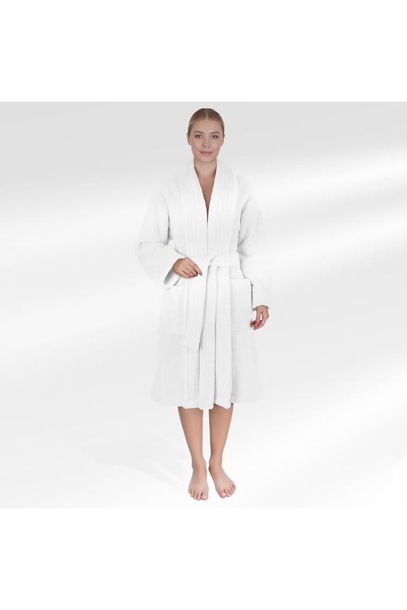 Women’s Fleece Bathrobe – Luxury Soft, Plush, Fuzzy & Warm Robe for Women, Cozy Spa Quality Adult Bathroom Lounge Robe