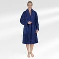 thumbnail image 1 of American Soft Linen Women’s Fleece Bathrobe – Luxury Soft, Plush, Fuzzy & Warm Robe for Women, Cozy Spa Quality Adult Bathroom Lounge Robe, 1 of 10