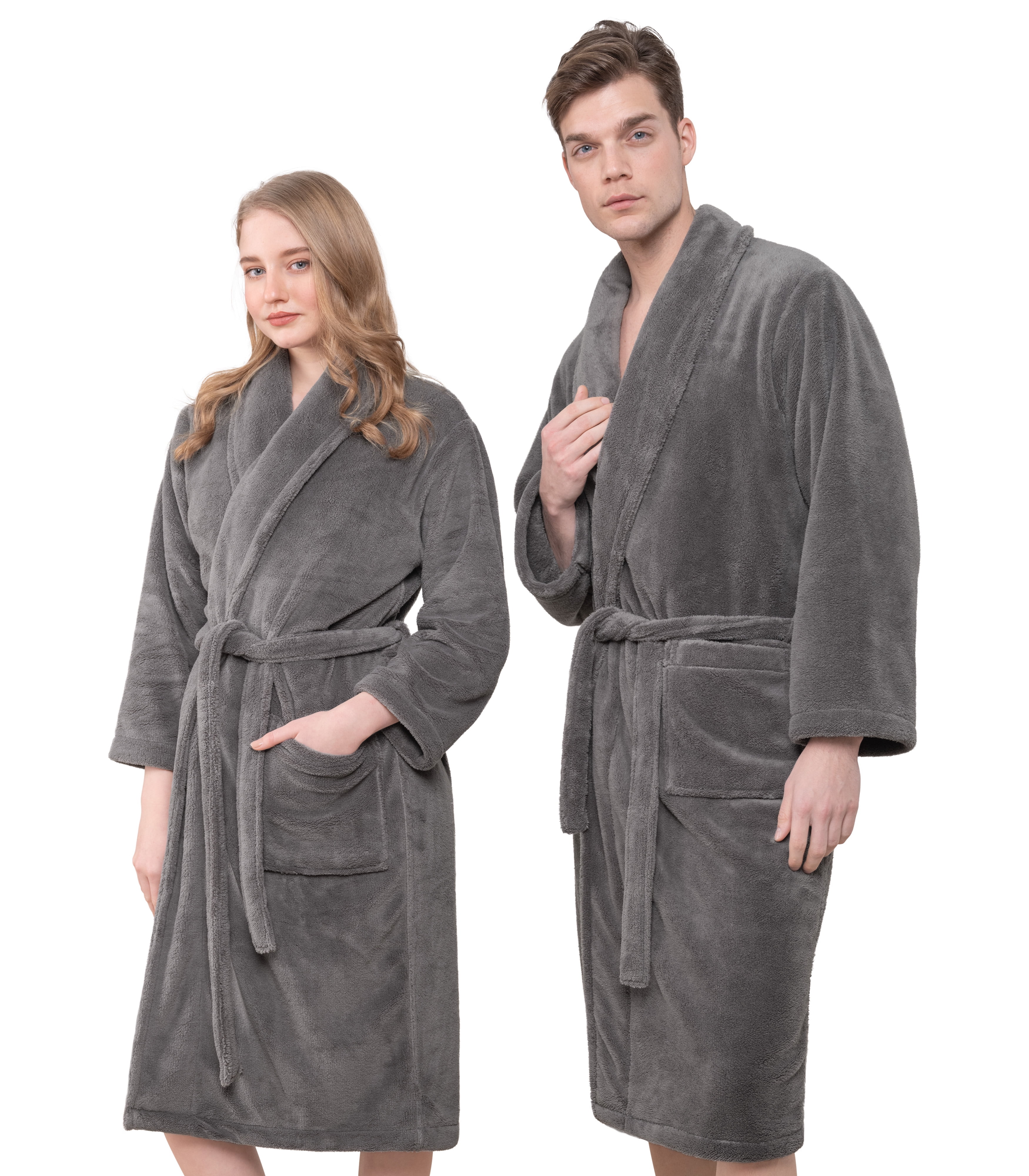 American Soft Linen, Mens and Womens Robes, Unisex Bathrobes, XLXXL
