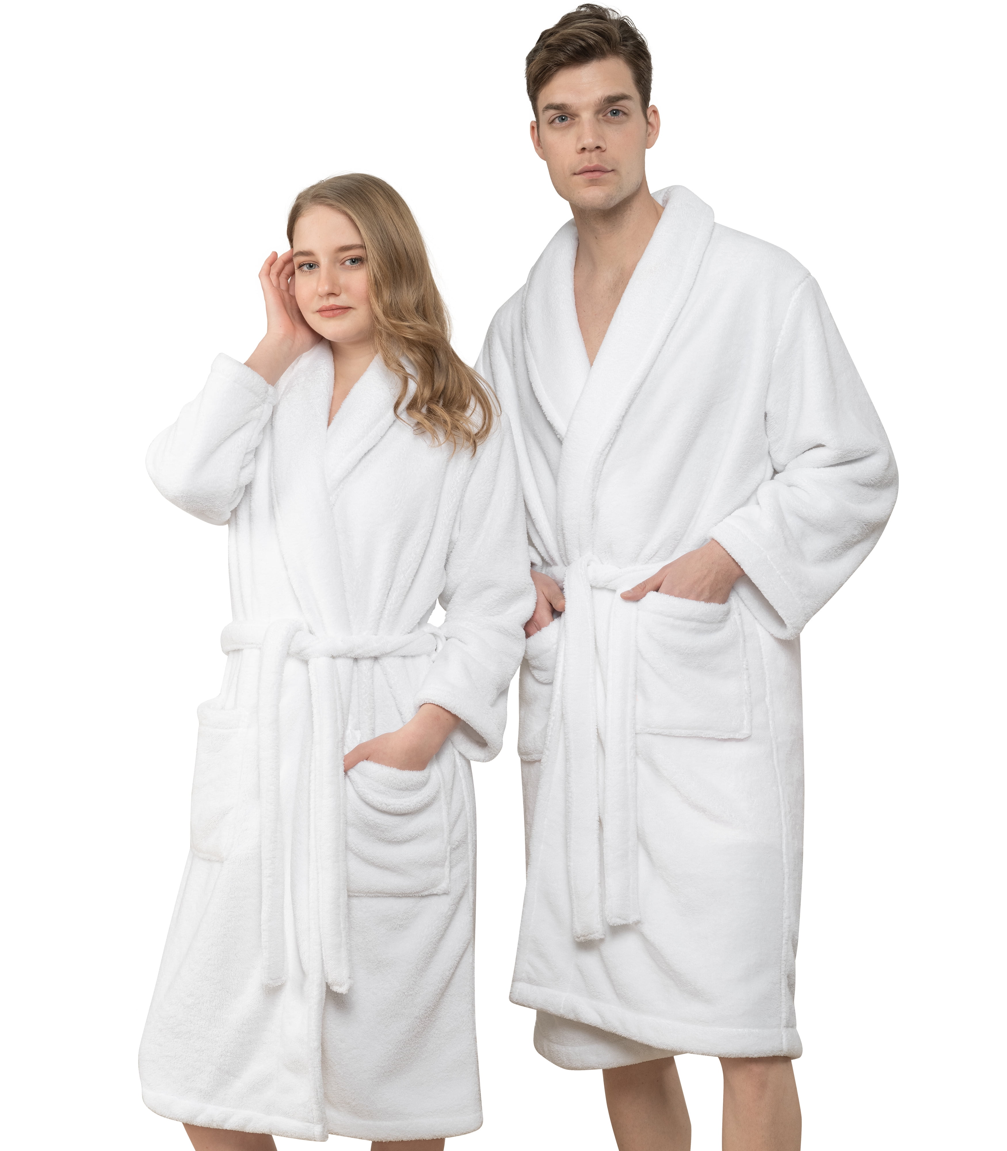 American Soft Linen, Mens and Womens Robes, Unisex Bathrobes, XLXXL