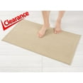 thumbnail image 1 of American Soft Linen, Slip Reducer Bath Rug, 100% Cotton 17x24 inches, Soft Absorbent Bath Mat Rugs, Beige, 1 of 7