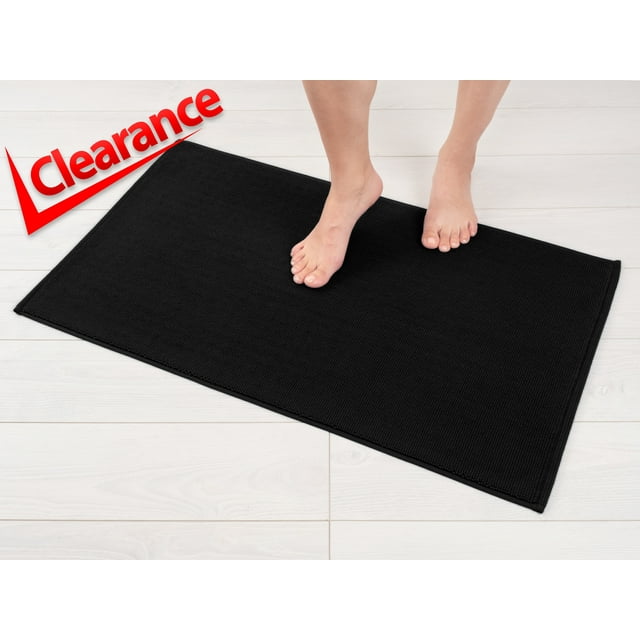 American Soft Linen, Non Slip Bath Rug, 100 Cotton 17x24 inches, Soft