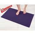 thumbnail image 1 of American Soft Linen, Slip Reducer Bath Rug, 100% Cotton 17x24 inches, Soft Absorbent Bath Mat Rugs, Purple, 1 of 7