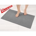 thumbnail image 1 of American Soft Linen, Slip Reducer Bath Rug, 100% Cotton 17x24 inches, Soft Absorbent Bath Mat Rugs, Rockridge Gray, 1 of 7