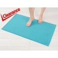 thumbnail image 1 of American Soft Linen, Slip Reducer Bath Rug, 100% Cotton 17x24 inches, Soft Absorbent Bath Mat Rugs, Turquoise, 1 of 7