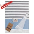 thumbnail image 1 of American Soft Linen Premium Turkish Peshtemal Beach Towel - Lightweight, Quick-Drying Terry Cloth, 35x60 Inches, Sand-Free, Soft & Absorbent, Navy Blue, 1 of 7