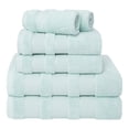 thumbnail image 1 of American Soft Linen Salem Turkish 6 Piece Bath Towel Set, 100% Cotton, Super Soft & Absorbent Bathroom Towels - Mint Green, 1 of 6