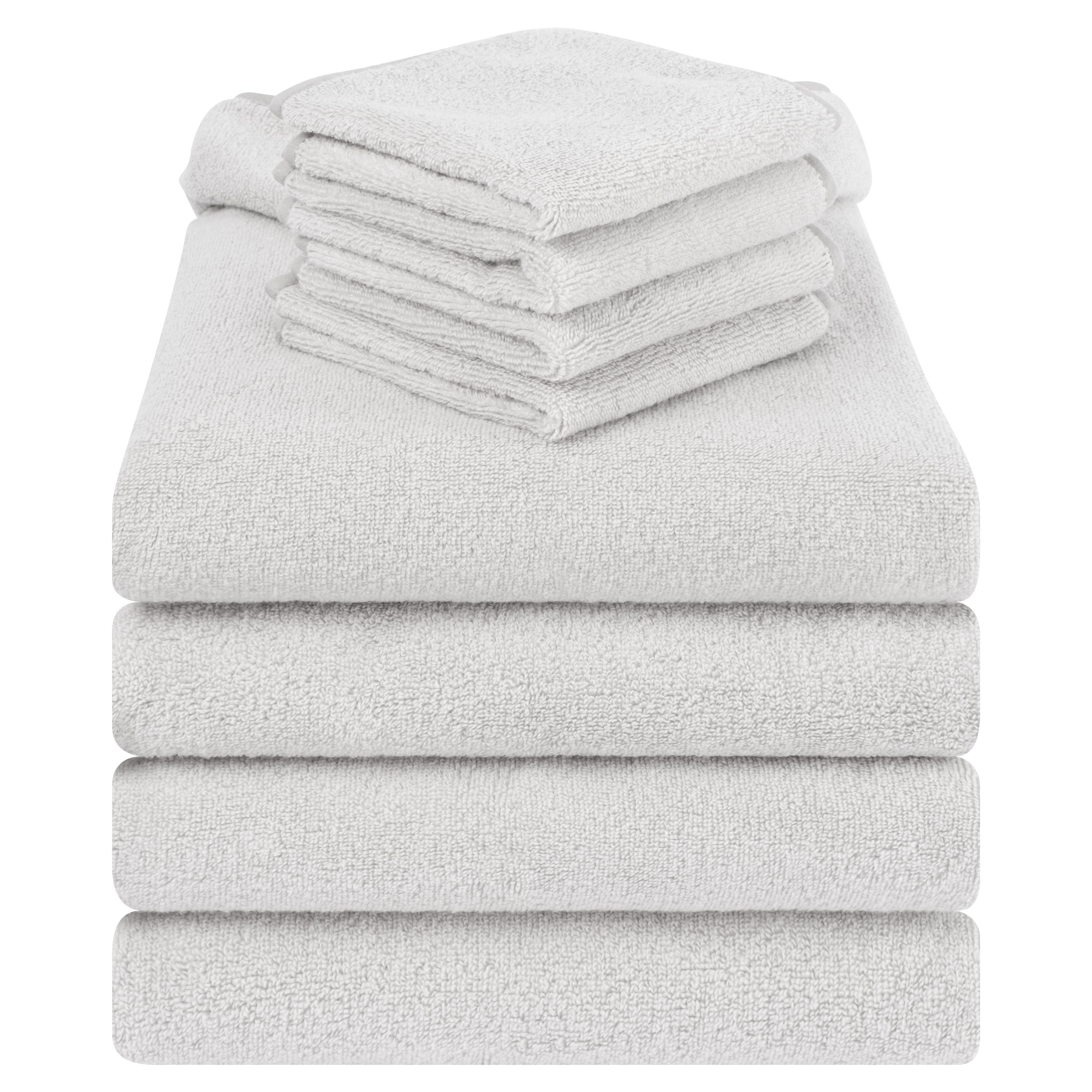 American Soft Linen Turkish Baby Toddler Hooded Bath Towel Set, 100% Cotton Soft Fluffy Baby Toddler Hooded After Shower Towels
