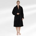 thumbnail image 1 of American Soft Linen Women’s Fleece Bathrobe – Luxury Soft, Plush, Fuzzy & Warm Robe for Women, Cozy Spa Quality Adult Bathroom Lounge Robe, 1 of 10