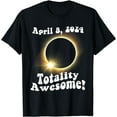 thumbnail image 1 of American Solar Eclipse The Path of Totality April 8 2024 T-Shirt, 1 of 3