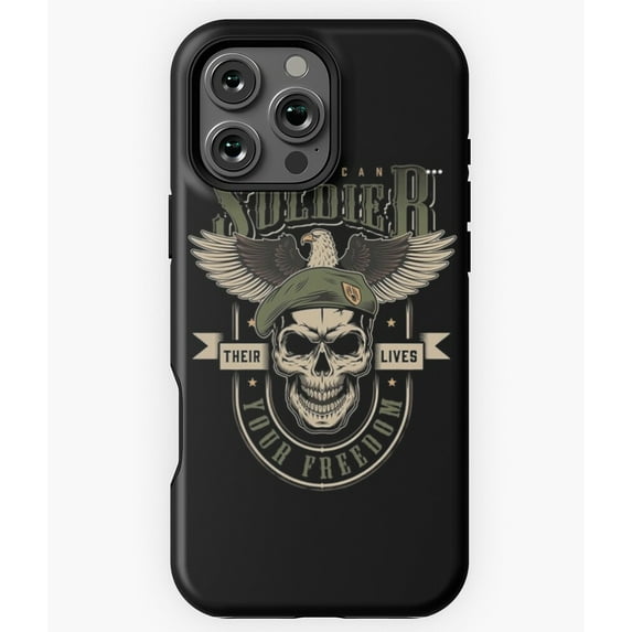 American Soldier Your Freedom Phone Case for iPhone 16 15 14 13 12 11 Pro Max