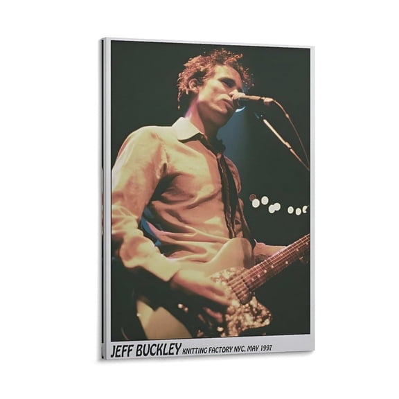 American Songwriter Jeff Buckley Poster Fashion Poster 2 Wall Art Poster Scroll Canvas Painting Picture Living Room Decor Home