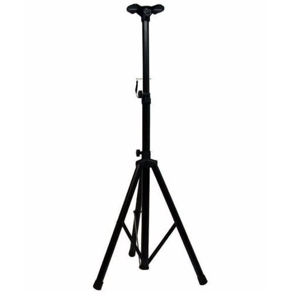 American Sound Connection ASC Pro Audio Mobile DJ PA Speaker Stand 6 Foot Adjustable Height Tripod with Adapter Bracket