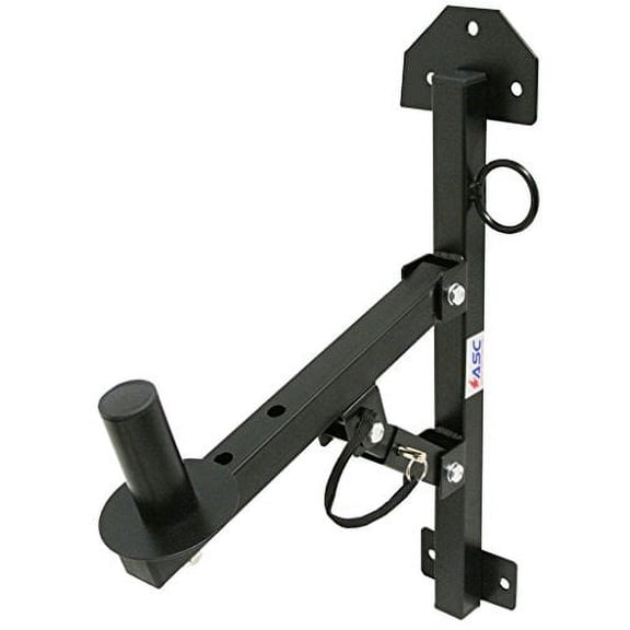 American Sound Connection ASC S022 Pro Audio DJ Speaker Stand Wall Fixed Mount Bracket Holder Adjustable Adapter for PA Speaker