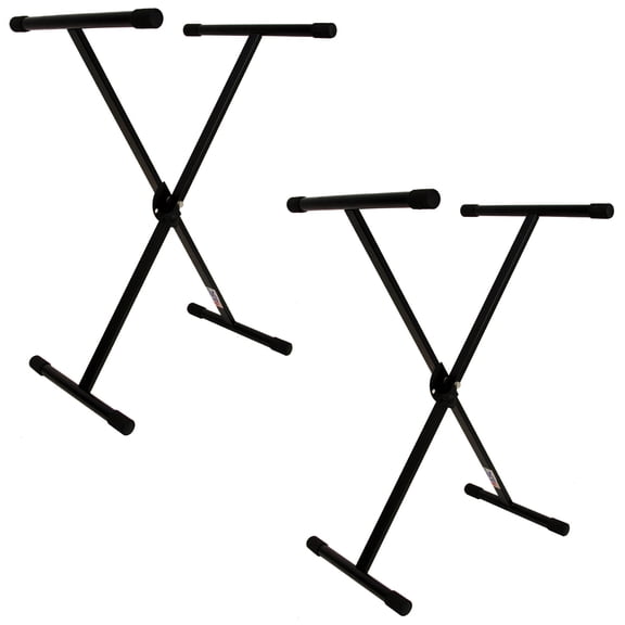 American Sound Connection Keyboard X Style Adjustable Width Stand Pair