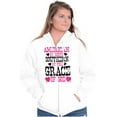 thumbnail image 1 of American Southern By the Grace of God Zip Hoodie Sweatshirt Women Brisco Brands S, 1 of 5