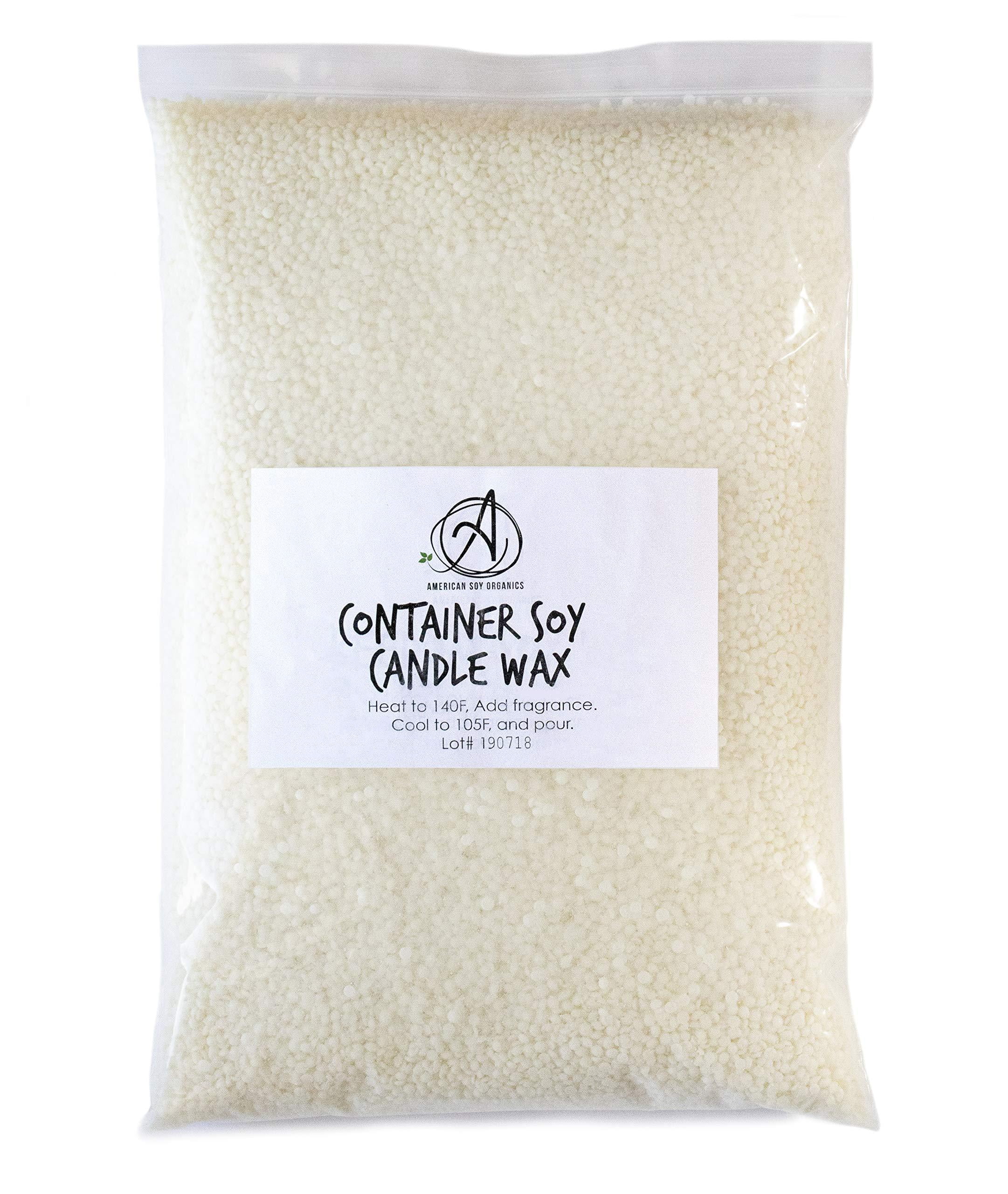 American Soy Organics Midwest Container Soy Wax: 10 lb Bag of