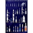 thumbnail image 1 of American Space Rockets Educational Chart, 1 of 1
