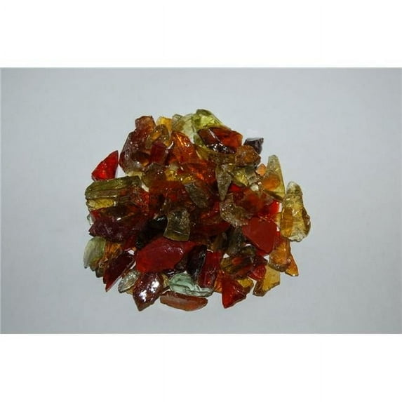 American Specialty Glass LSUNSHIS-3 Recycled Chunky Glass, Sunshine Mix - Small - 0.25-0.5 in. - 3 lbs