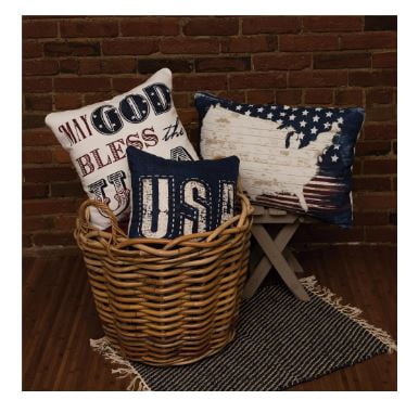 Heritage Lace AS1616M-4 16 x 16 in. American Spirit Pillow