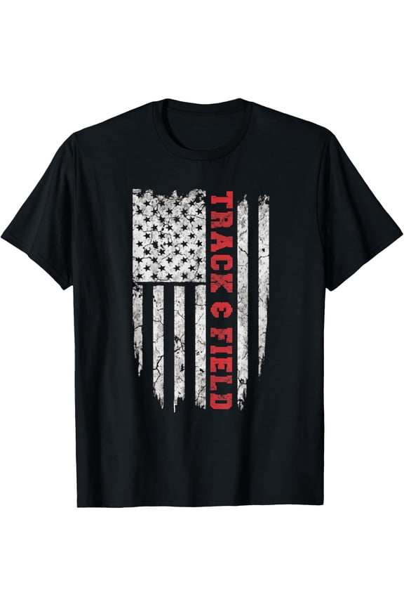 American Sport Track & field T-Shirt USA Tee Shirts T-Shirt
