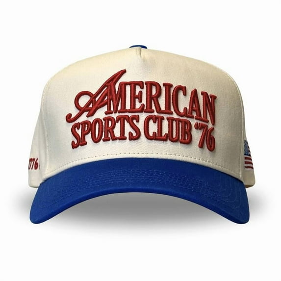 American Sports Club ’78 Hat, Retro-Style Baseball Cap with Eye-Catching Lettering and Athletic Theme, Comfortable Adjustable Hat for Men and Women
