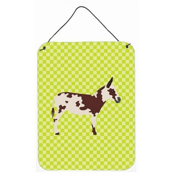 American Spotted Donkey Green Wall or Door Hanging Prints