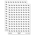 thumbnail image 1 of American Staffordshire Terrier Amstaff Dog Solid 200+ Round Stickers - White - Matte Finish - 0.50" Size, 1 of 3