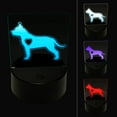 thumbnail image 1 of American Staffordshire Terrier Amstaff Dog with Heart LED Night Light Sign 3D Illusion Desk Nightstand Lamp, 1 of 6