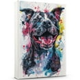thumbnail image 1 of American Staffordshire Terrier Canvas Wall Art, Modern Cute Colorful American Staffordshire Terrier Canvas Dog Art Pictures Wall Decor for Kids Bedroom Decoration Unframed 8x12 inches, 1 of 5