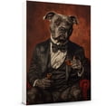 thumbnail image 1 of American Staffordshire Terrier Dog prints wall art Poster Unframe, American Staffordshire Terrier Boss Dog Canvas Pop Modern Wall Decor Art Ready to Hang, 1 of 6