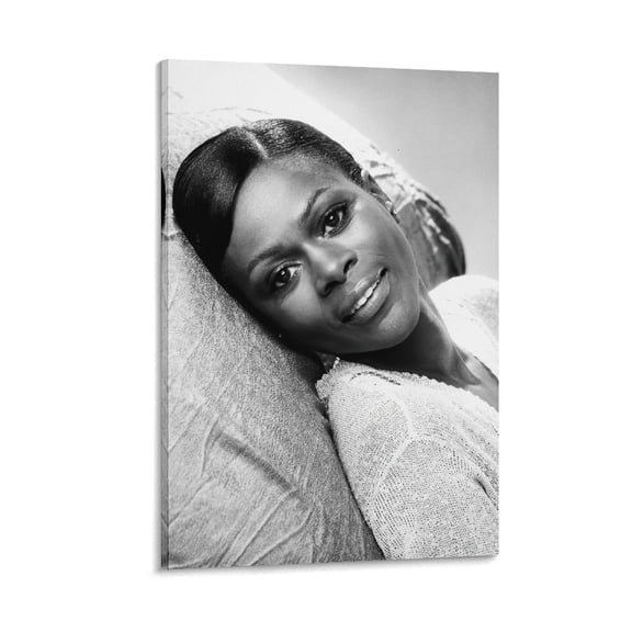 American Stage Actresses Cicely Tyson Retro Poster Canvas Poster Wall Art Picture Prints Hanging Photo Gift Decor Home Posters Artworks 24x36inch(60x90cm)