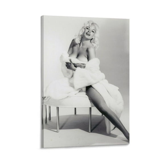 American Stage Actresses Jayne Mansfield Poster1 Print Photo Art Painting Canvas Poster Home Decorative Bedroom Modern Decor Posters Gifts 16x24inch(40x60cm)