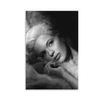 American Stage Actresses Jayne Mansfield Poster4 Canvas Art Poster and Wall Art Picture Print Modern Family bedroom Decor Posters 16x24inch(40x60cm)