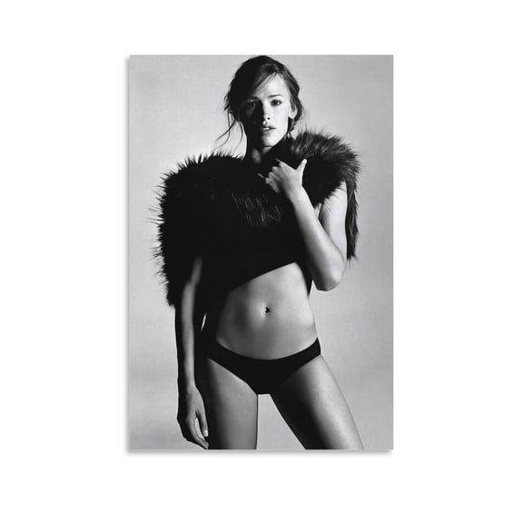 American Stage Actresses Jennifer Garner Retro Poster Print Photo Art Painting Canvas Poster Home Decorative Bedroom Modern Decor Posters Gifts 12x18inch(30x45cm)