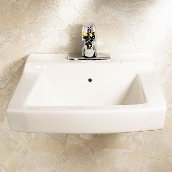 American Standard 0321026.020 White Vitreous China 18.50 x 17.00 x 10.00 in Wall Mounted Sink