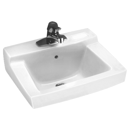 American Standard 0321026.020 White Vitreous China 18.50 x 17.00 x 10.00 in Wall Mounted Sink